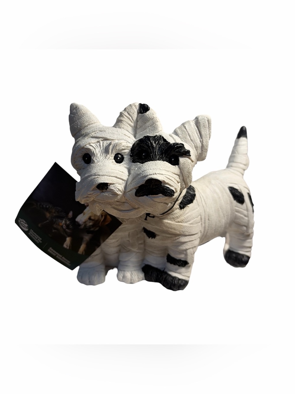 Humane World For Animals Mummy Scottish Terrier Duo Halloween Decor - NWT **